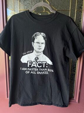 The Office Dwight Short-Sleeve Tee - Pop-Culture Portrait Print